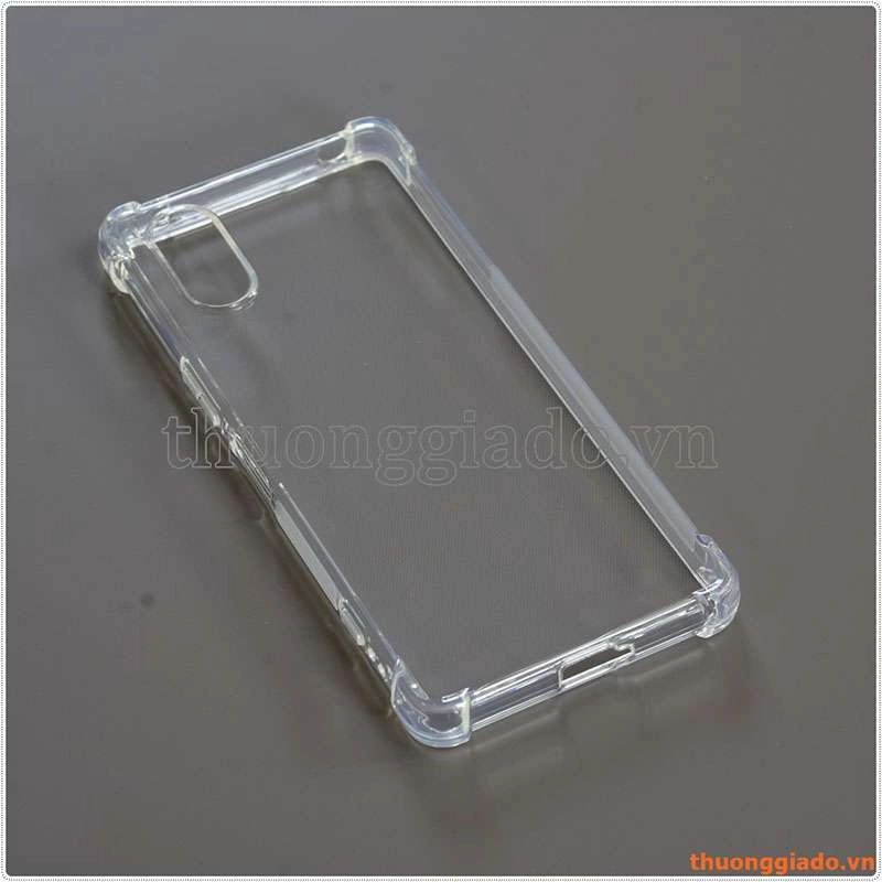 Ốp lưng dẻo trong suốt Sony Xperia 5 V (5G), tăng cường chống sốc 4 góc