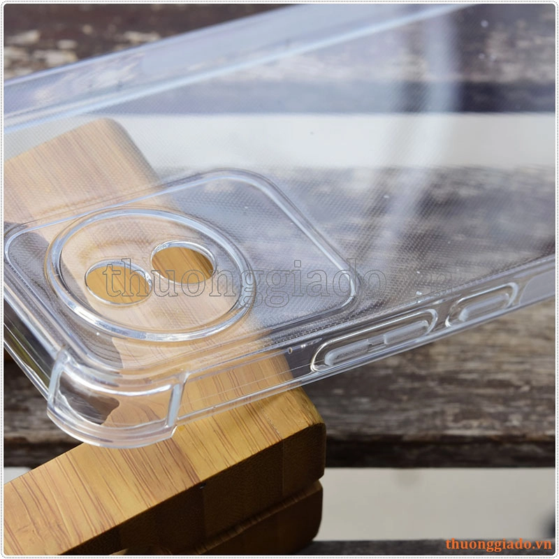 Ốp lưng dẻo trong suốt Vivo Y02/ Vivo Y11 (2023), tăng cường chống sốc 4 góc