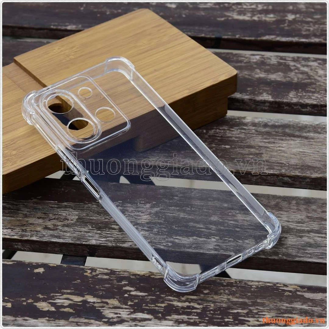 Ốp lưng dẻo trong suốt Vivo Y36 4G/ Vivo Y27 (5G) tăng cường chống sốc 4 góc