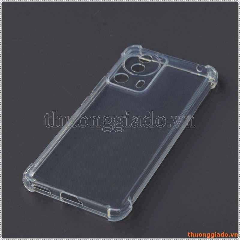 Ốp lưng dẻo trong suốt Xiaomi 13 Lite/ Xiaomi Civi 2, chống sốc 4 góc