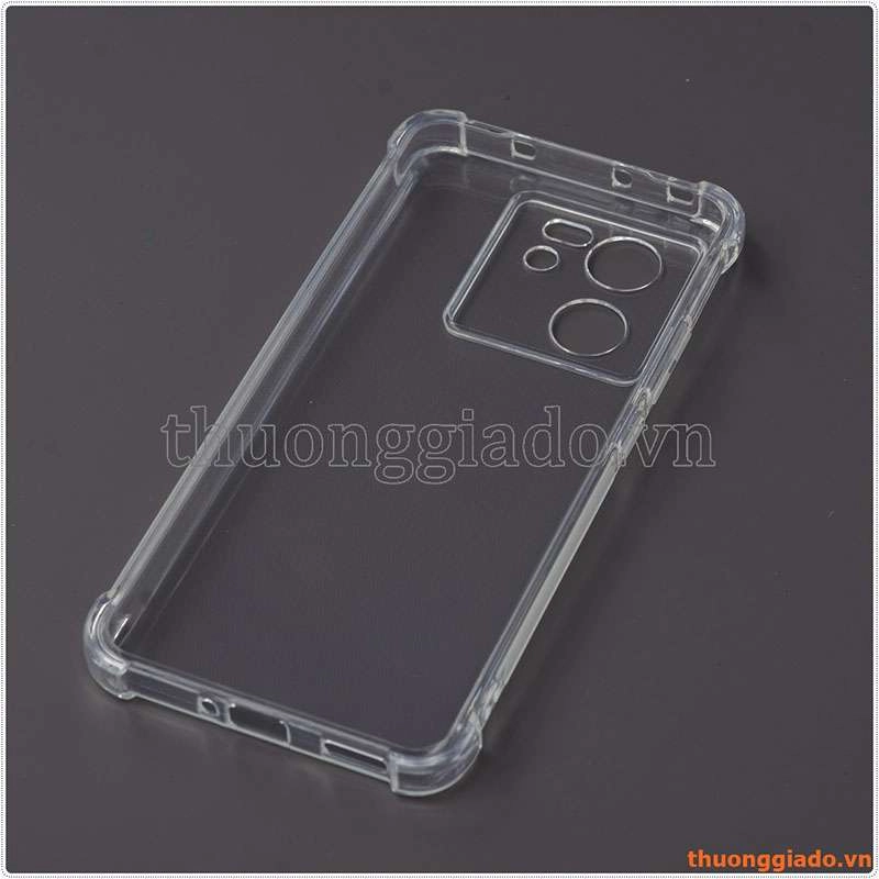 Ốp lưng dẻo trong suốt Xiaomi Redmi K60 Ultra, chống sốc 4 góc