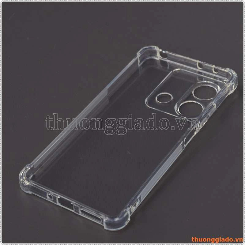 Ốp lưng dẻo trong suốt Xiaomi Redmi Note 13 5G (China), chống sốc 4 góc