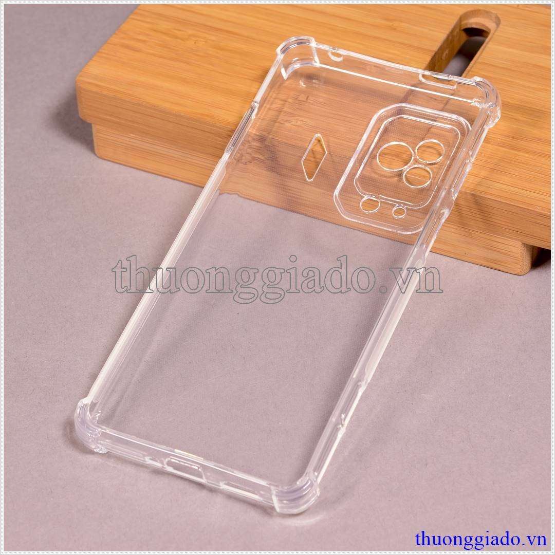Ốp lưng dẻo Xiaomi Black Shark 5 (Ốp lưng Silicone trong suốt tăng cường chống sốc 4 góc)