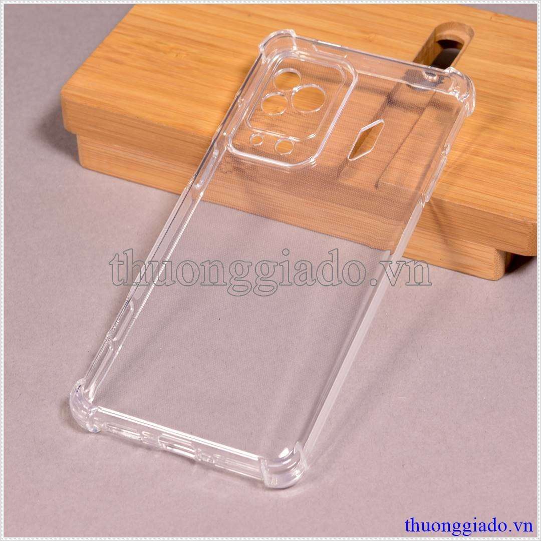 Ốp lưng dẻo Xiaomi Black Shark 5 (Ốp lưng Silicone trong suốt tăng cường chống sốc 4 góc)