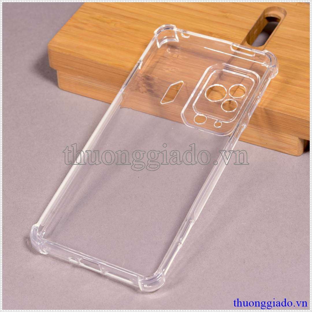 Ốp lưng dẻo Xiaomi Black Shark 5 Pro (Ốp lưng Silicone trong suốt tăng cường chống sốc 4 góc)