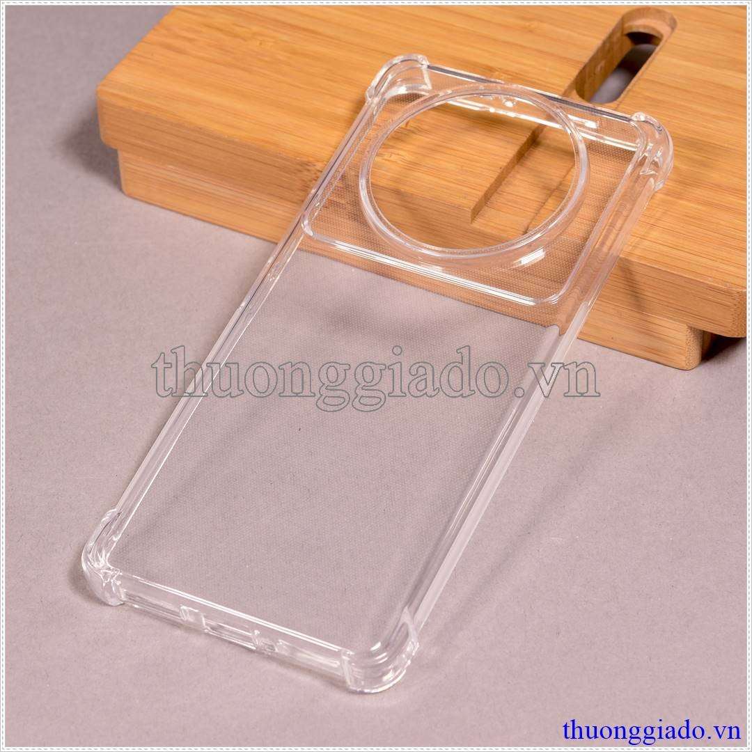 Ốp lưng dẻo Xiaomi Mi 12S Ultra (Ốp lưng Silicone trong suốt tăng cường chống sốc 4 góc)