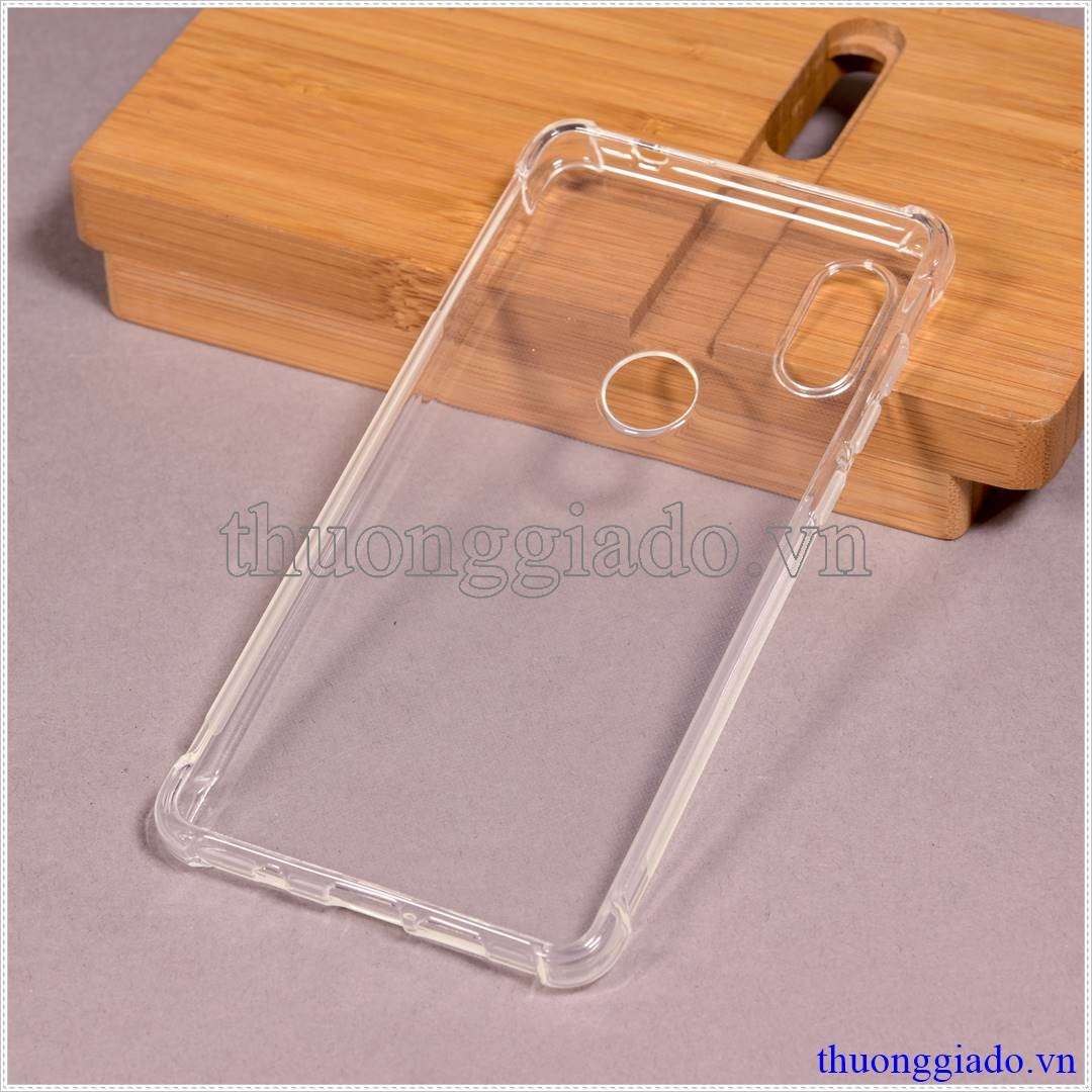 Ốp lưng dẻo Xiaomi Mi Mix 2S (Ốp lưng Silicone trong suốt tăng cường chống sốc 4 góc)