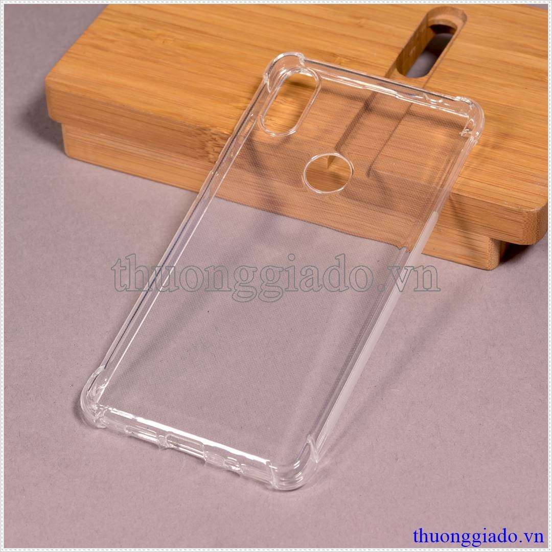 Ốp lưng dẻo Xiaomi Mi Mix 2S (Ốp lưng Silicone trong suốt tăng cường chống sốc 4 góc)
