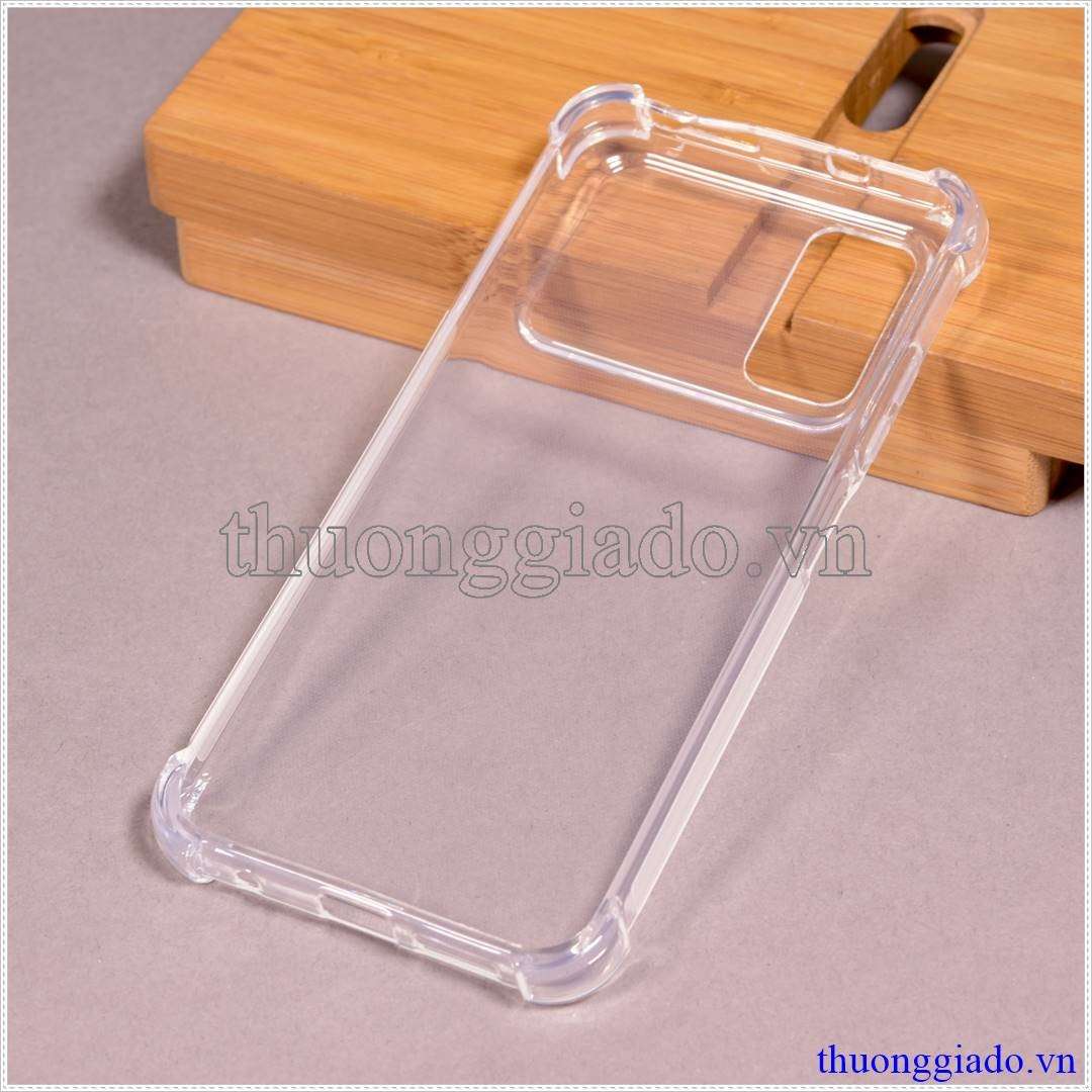 Ốp lưng dẻo Xiaomi Poco M4 Pro 4G (Ốp lưng Silicone trong suốt tăng cường chống sốc 4 góc)