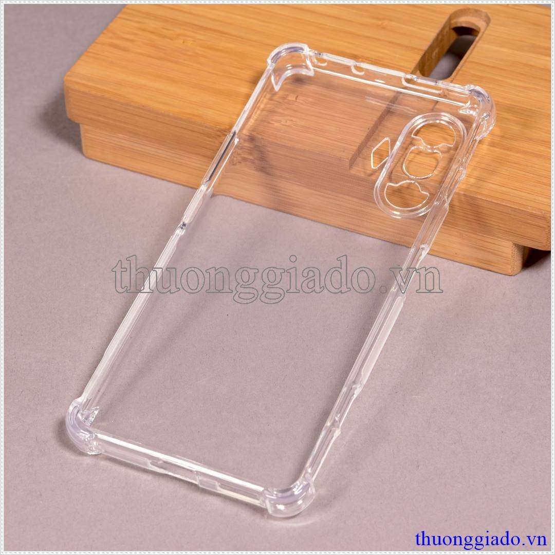 Ốp lưng dẻo Xiaomi Redmi K40 Gaming (Ốp lưng Siliconetrong suốt tăng cường chống sốc 4 góc)