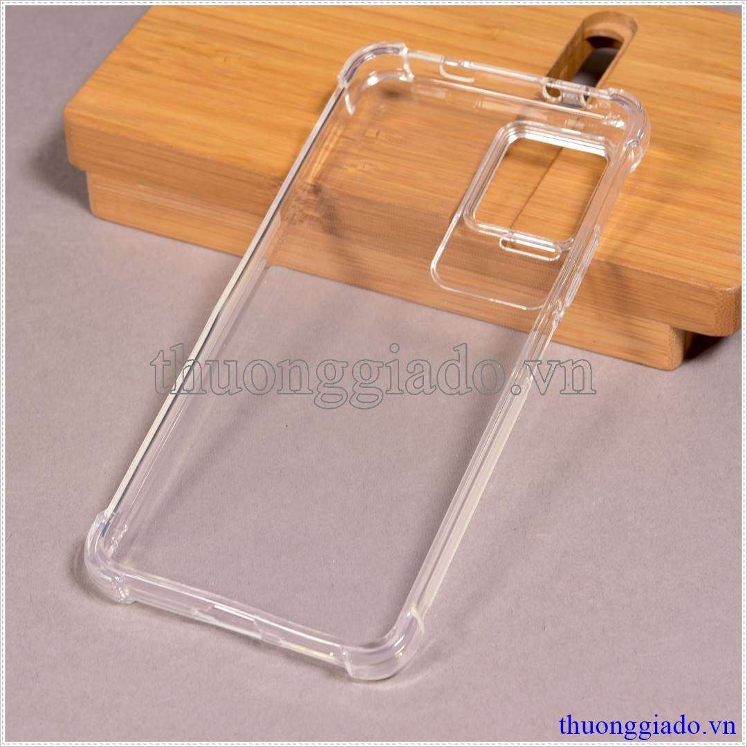 Ốp lưng dẻo Xiaomi Redmi K50 (Ốp lưng Silicone trong suốt tăng cường chống sốc 4 góc)