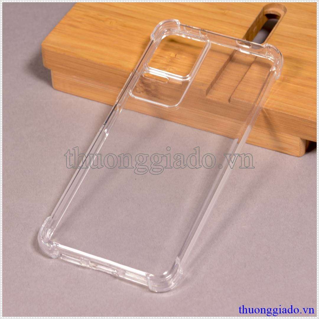 Ốp lưng dẻo Xiaomi Redmi K50 (Ốp lưng Silicone trong suốt tăng cường chống sốc 4 góc)