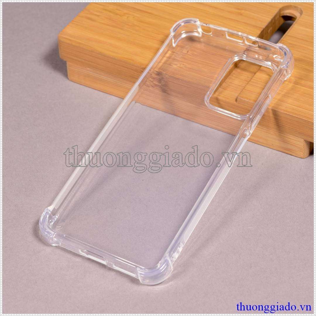 Ốp lưng dẻo Xiaomi Redmi Note 11T Pro (Ốp lưng Silicone trong suốt tăng cường chống sốc 4 góc)