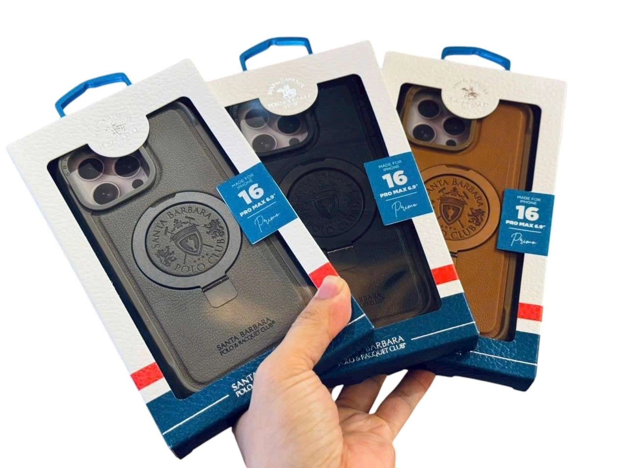 Ốp lưng iPhone 16 Pro, iPhone 16 Plus, iPhone 16 Santa Barbara Polo & Racquet Club (Kirk Series)