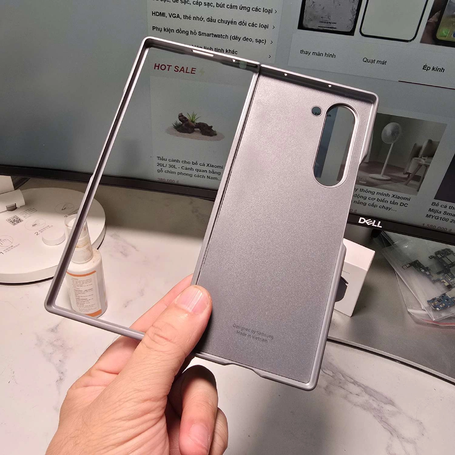 Ốp lưng kèm bút spen cho Samsung Galaxy Z Fold 6