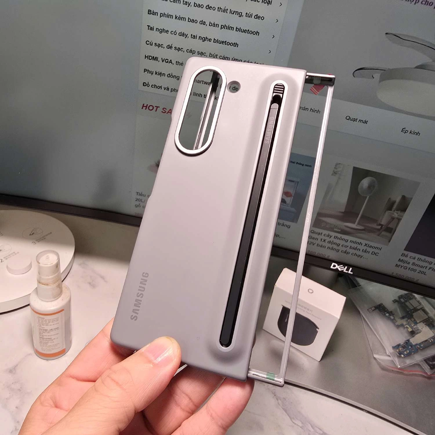 Ốp lưng kèm bút spen cho Samsung Galaxy Z Fold 6