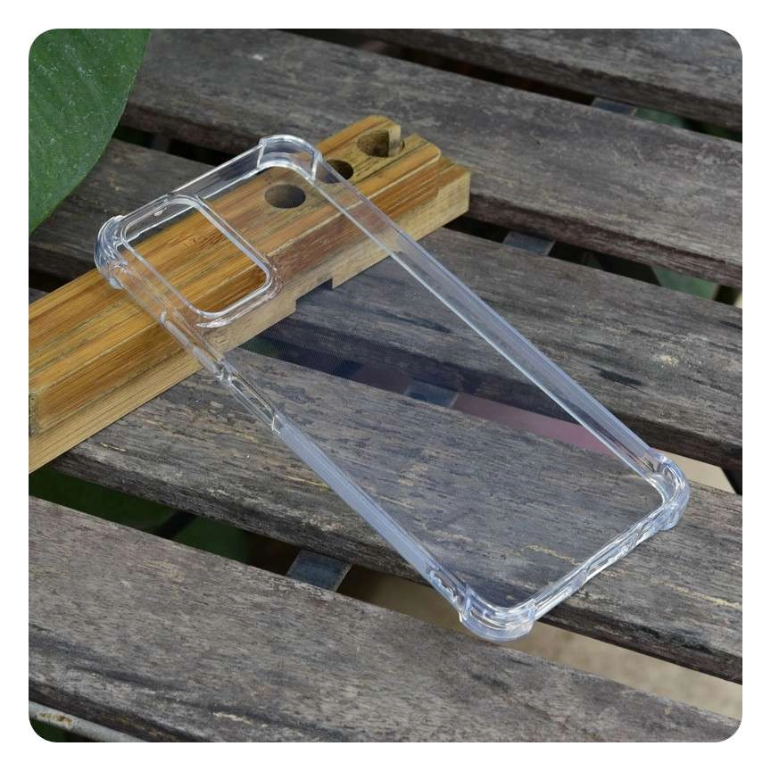 Ốp lưng Motorola Moto G34 5G/ Moto G45 5G (ốp silicone dẻo trong suốt, tăng cường chống sốc 4 góc