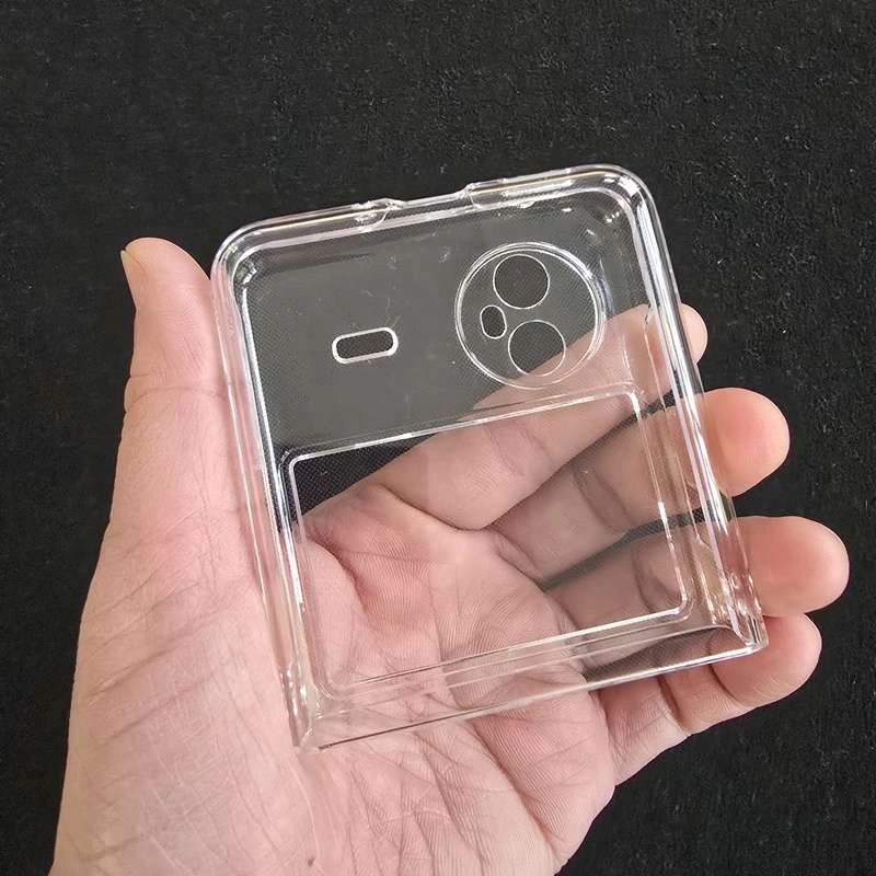 Ốp lưng nhựa cứng trong suốt Vivo X Flip