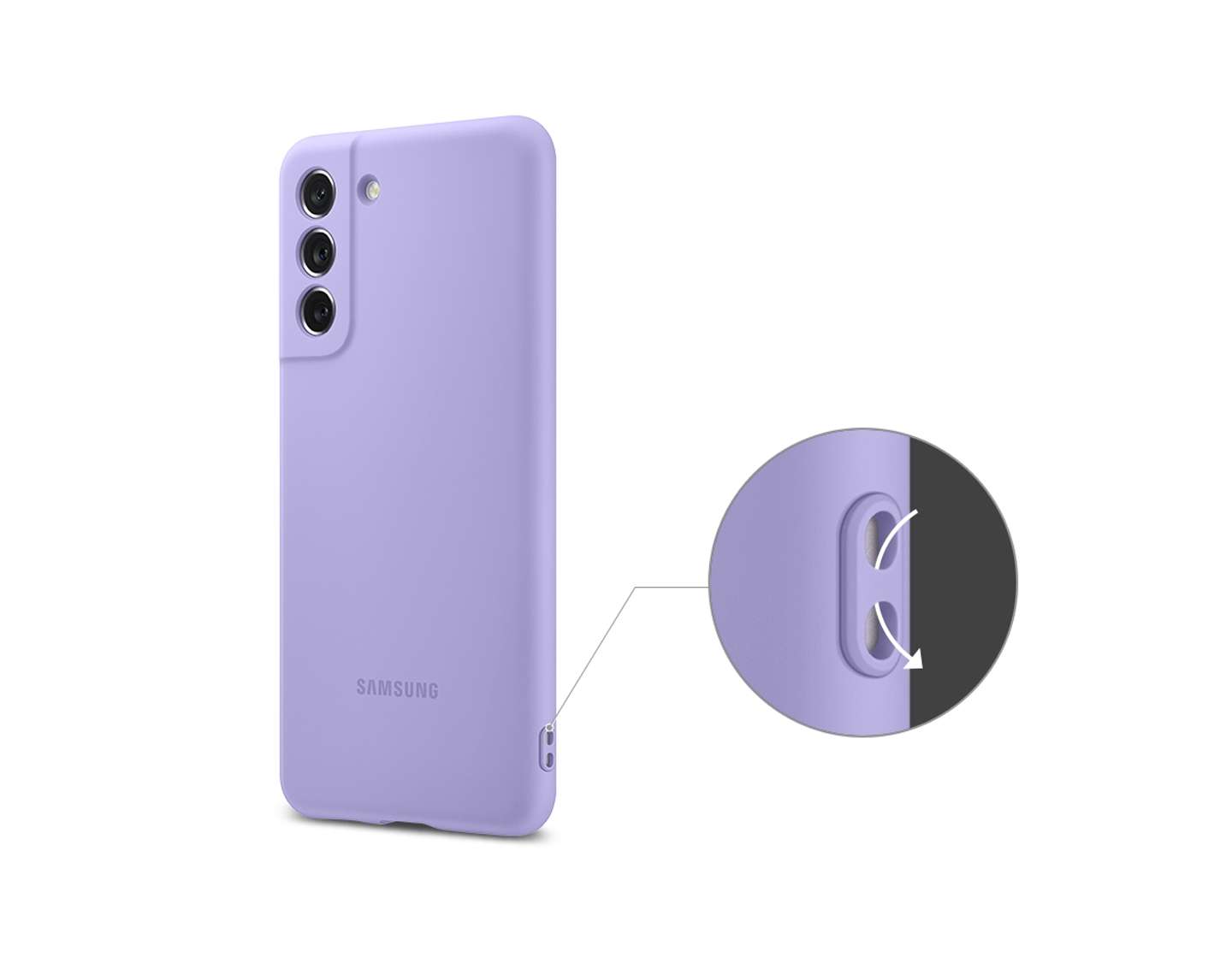 Ốp lưng Samsung Galaxy S21 FE, S21FE Silicone Cover Chính Hãng