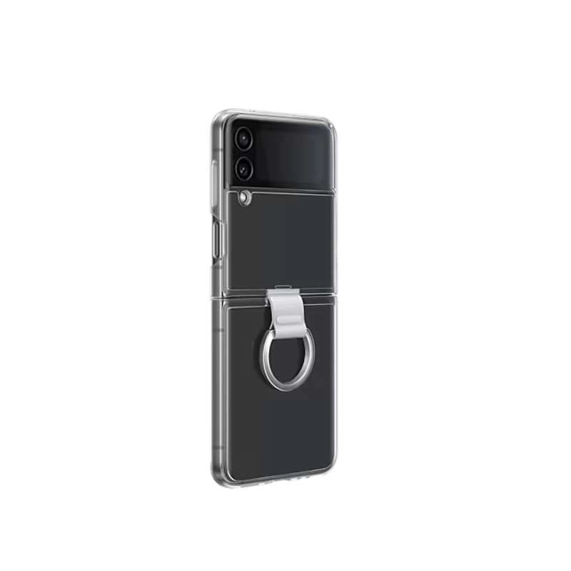 Ốp lưng Samsung Galaxy Z Flip 4 Clear Cover With Ring Chính Hãng	