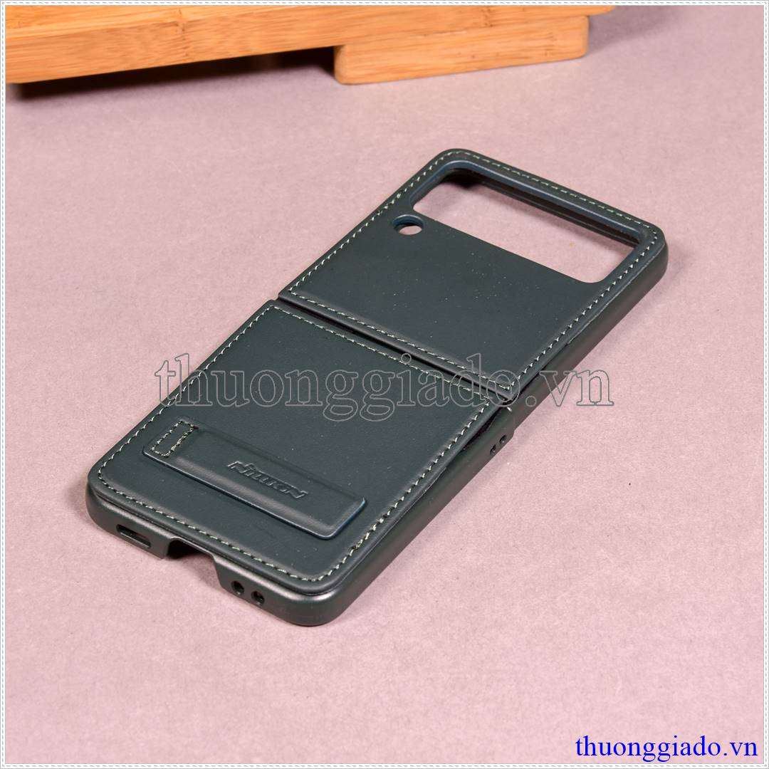 Ốp lưng Samsung Galaxy Z Flip 4 (Ốp da, hiệu Nillkin)