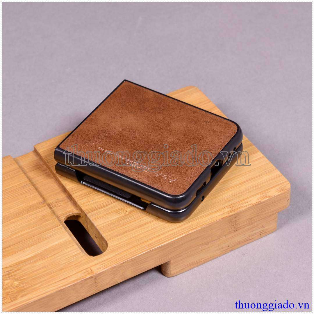 Ốp lưng Samsung Galaxy Z Flip 4 (Ốp giả da, hiệu X Level)