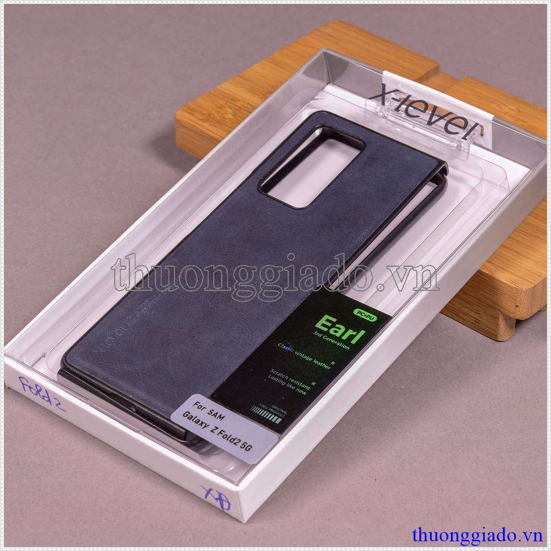Ốp lưng Samsung Galaxy Z Fold 2 (Ốp giả da, hiệu X Level)