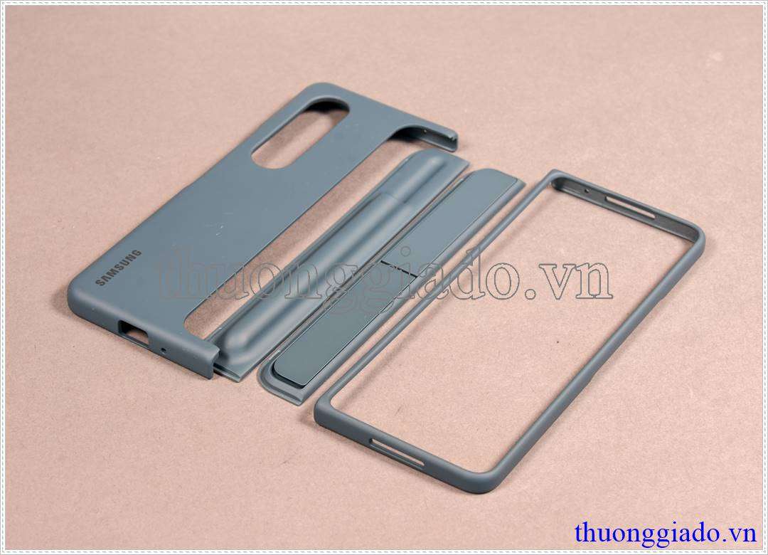 Ốp lưng Samsung Galaxy Z Fokd 4 kèm chân chống và ngăn để bút