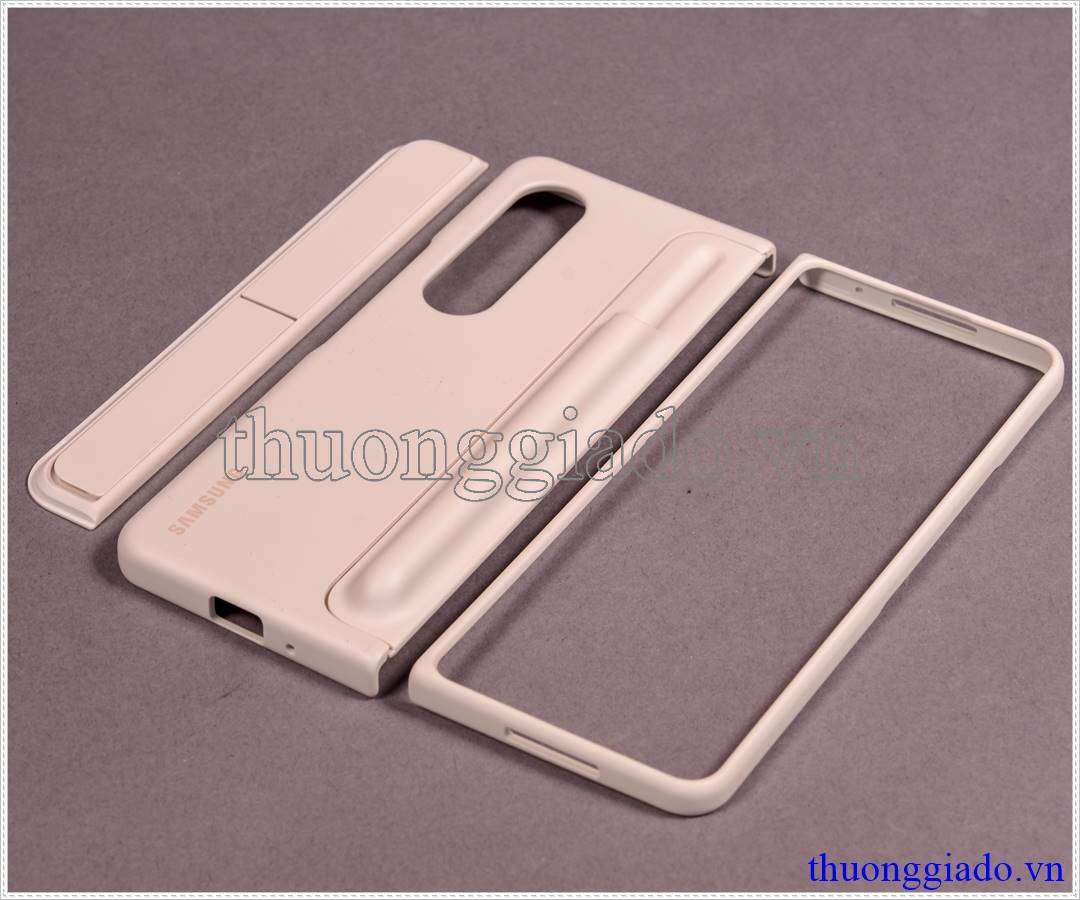 Ốp lưng Samsung Galaxy Z Fokd 4 kèm chân chống và ngăn để bút
