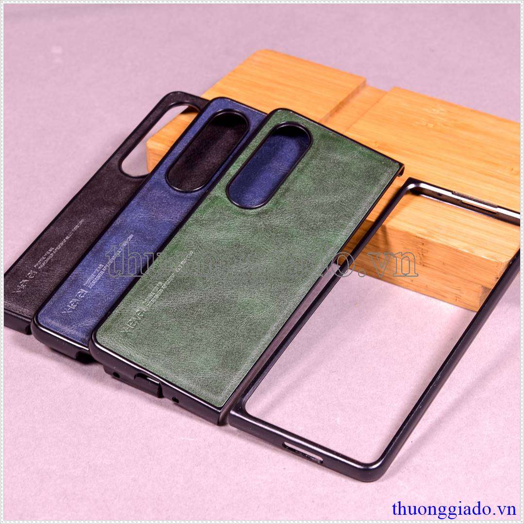 Ốp lưng Samsung Galaxy Z Fold 4 (Ốp giả da, hiệu X Level)