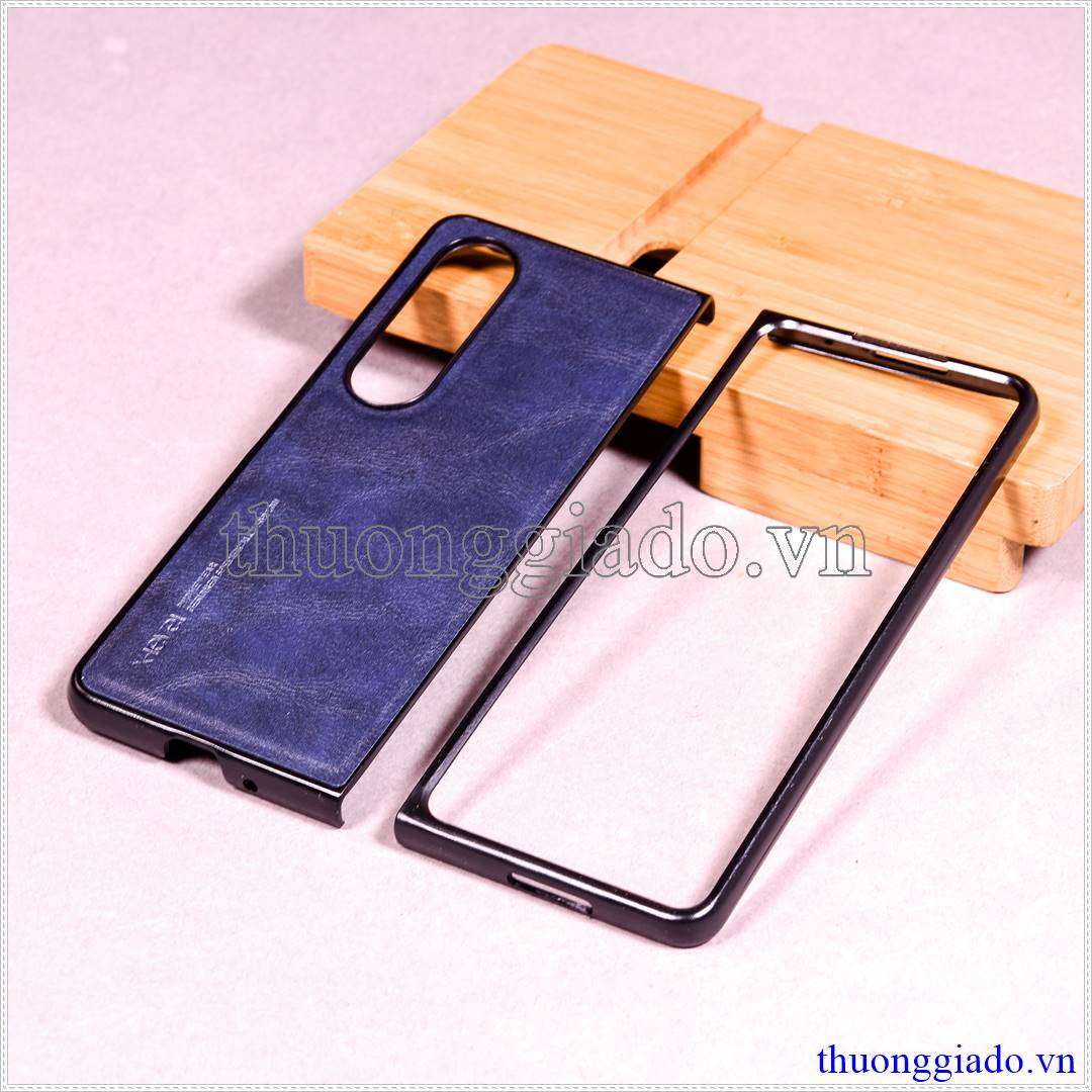 Ốp lưng Samsung Galaxy Z Fold 4 (Ốp giả da, hiệu X Level)
