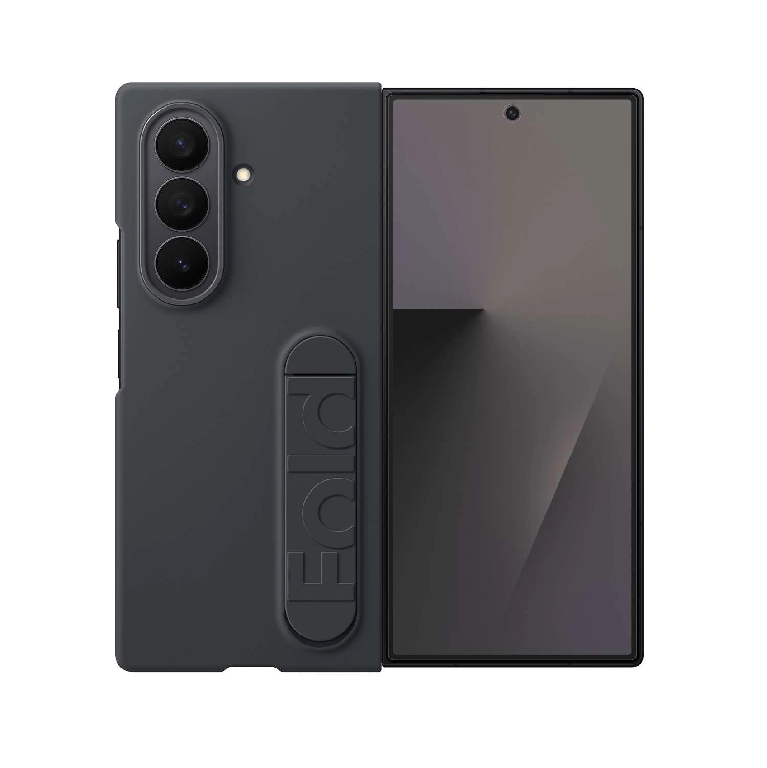Ốp lưng Samsung Galaxy Z Fold 7 Silicone Stand Protective Case chính hãng (kèm 2 miếng dán màn hình)