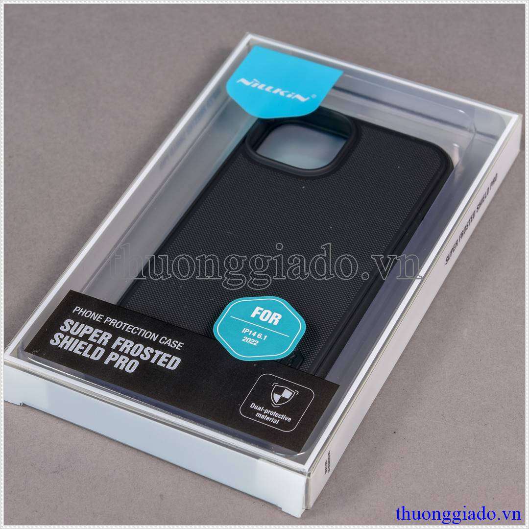 Ốp lưng sần iPhone 14 NillKin Super Frosted Shield Pro