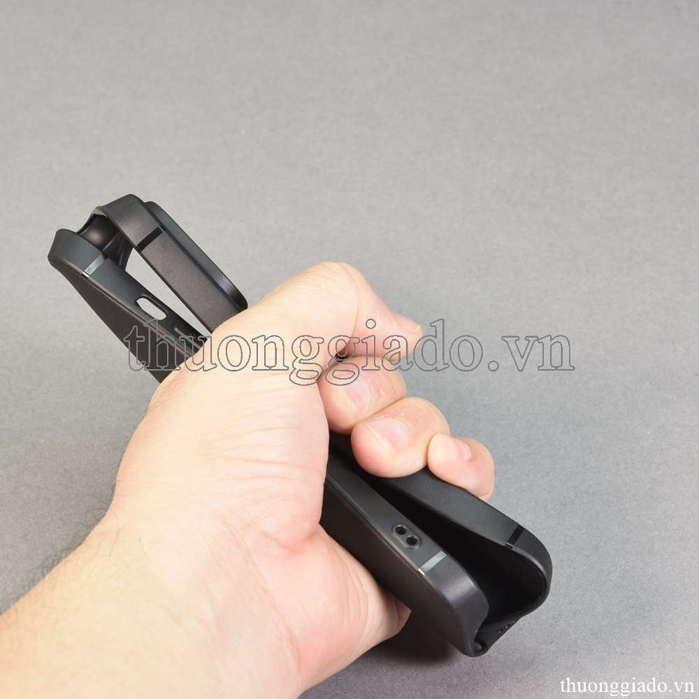 Ốp lưng silicone iPhone 13 Pro ốp dẻo màu đen hiệu Vu case
