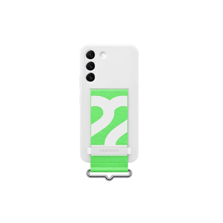 Ốp lưng Silicone Samsung Galaxy S22 5G kèm dây đeo chính hãng 