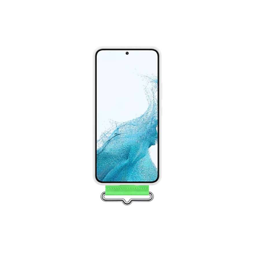 Ốp lưng Silicone Samsung Galaxy S22 5G kèm dây đeo chính hãng 