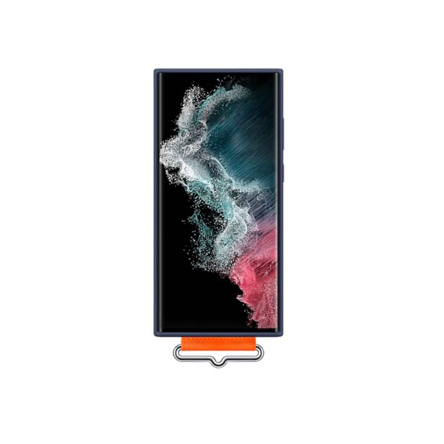 Ốp lưng Silicone Samsung Galaxy S22 Ultra 5G kèm dây đeo chính hãng