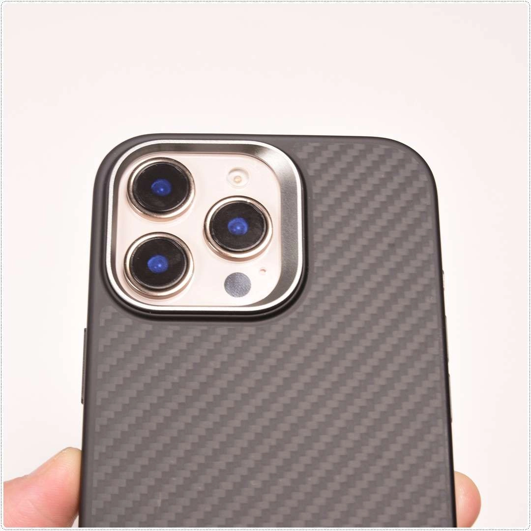 Ốp lưng sợi Aramid cho iPhone 16 Pro Max, 16 Pro  (ốp kín hết cả khung viền)