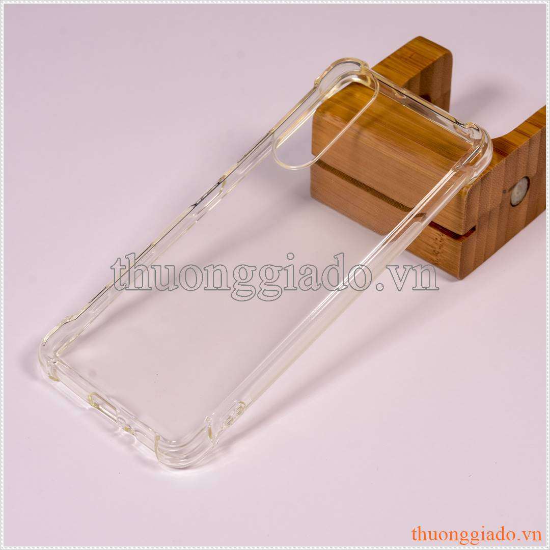 Ốp lưng Sony Xperia 5 II (ốp silicone dẻo trong suốt, tăng cường chống sốc 4 góc)