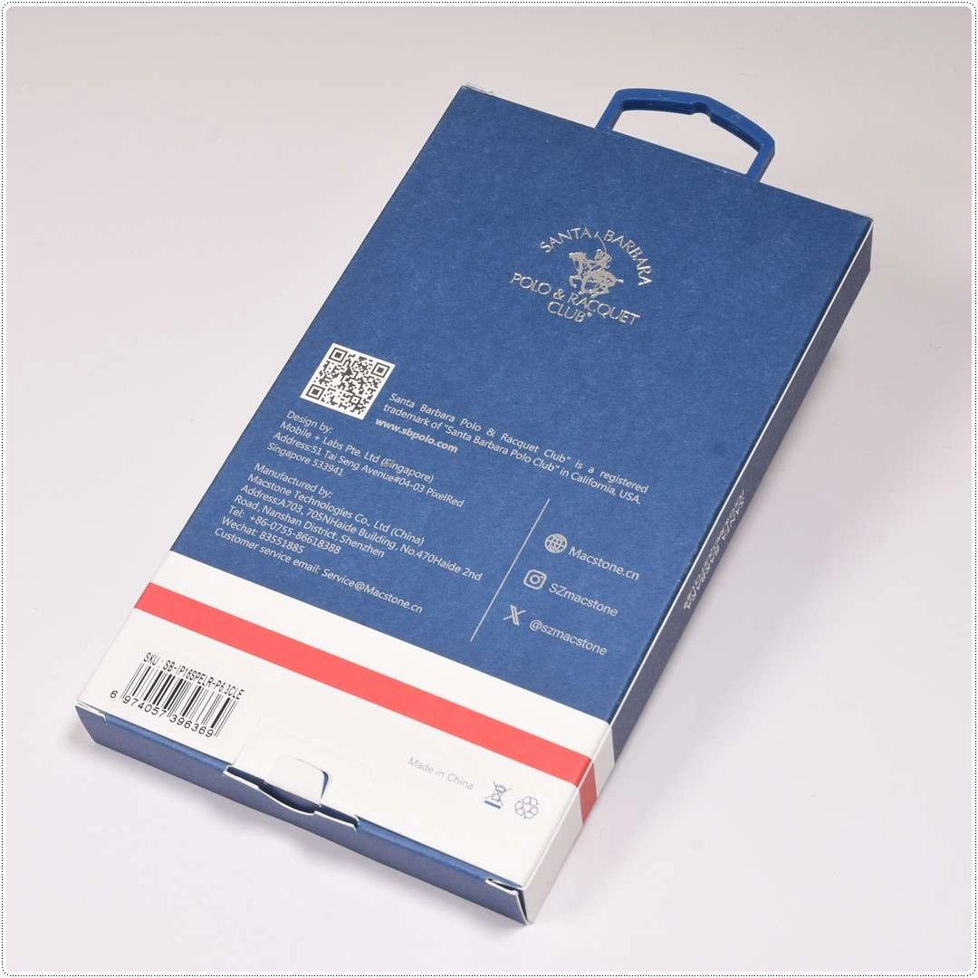 Ốp lưng trong suốt Santa Barbara Polo Raquet Club Elroy Series cho iPhone 16 Pro Max, iPhone 16 Plus, 16 Pro, 16 Max (Magsafe)