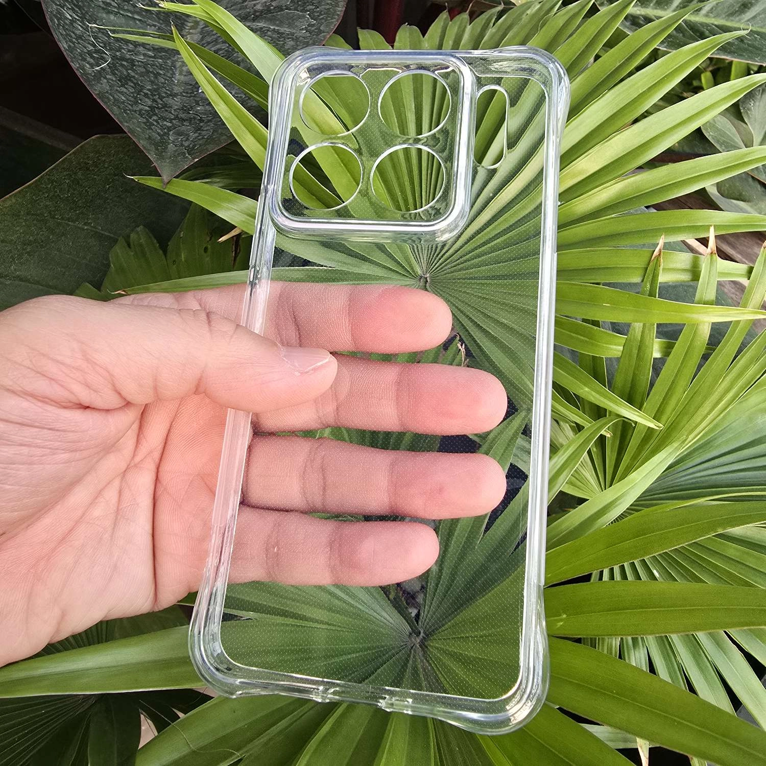 Ốp lưng Xiaomi 15S Pro 5G (ốp dẻo silicone trong suốt, tăng cường chống sốc 4 góc)