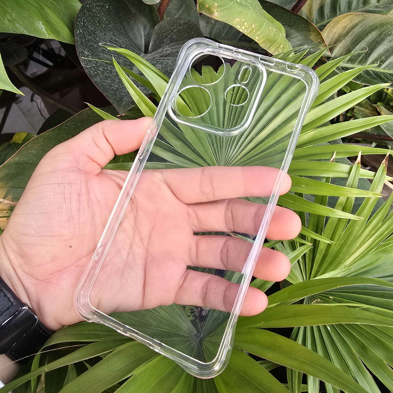 Ốp lưng Xiaomi Redmi  Note 14 4G (ốp silicone dẻo trong suốt, tăng cường chống sốc 4 góc)