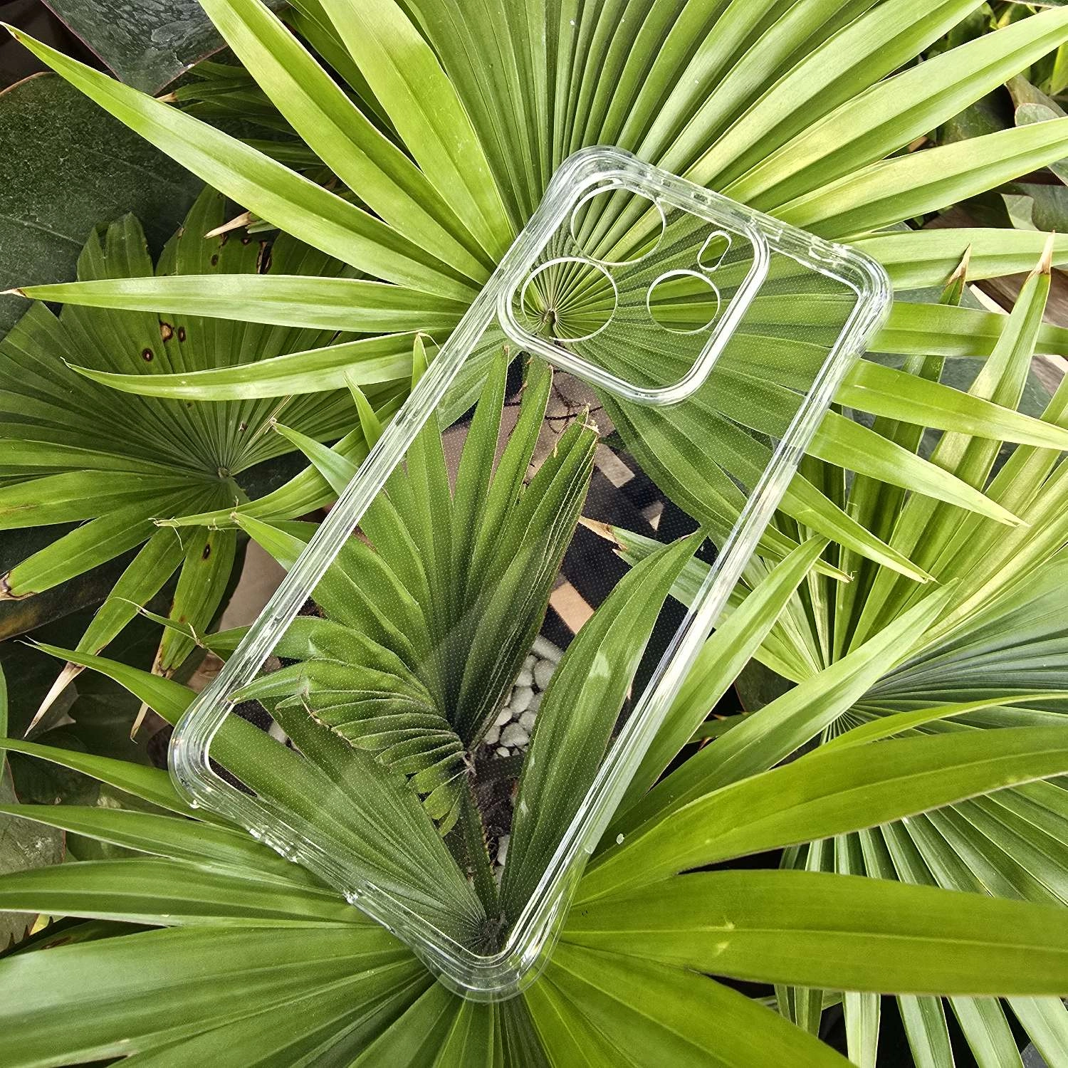 Ốp lưng Xiaomi Redmi Note 14 5G (ốp silicone dẻo trong suốt, tăng cường chống sốc 4 góc)