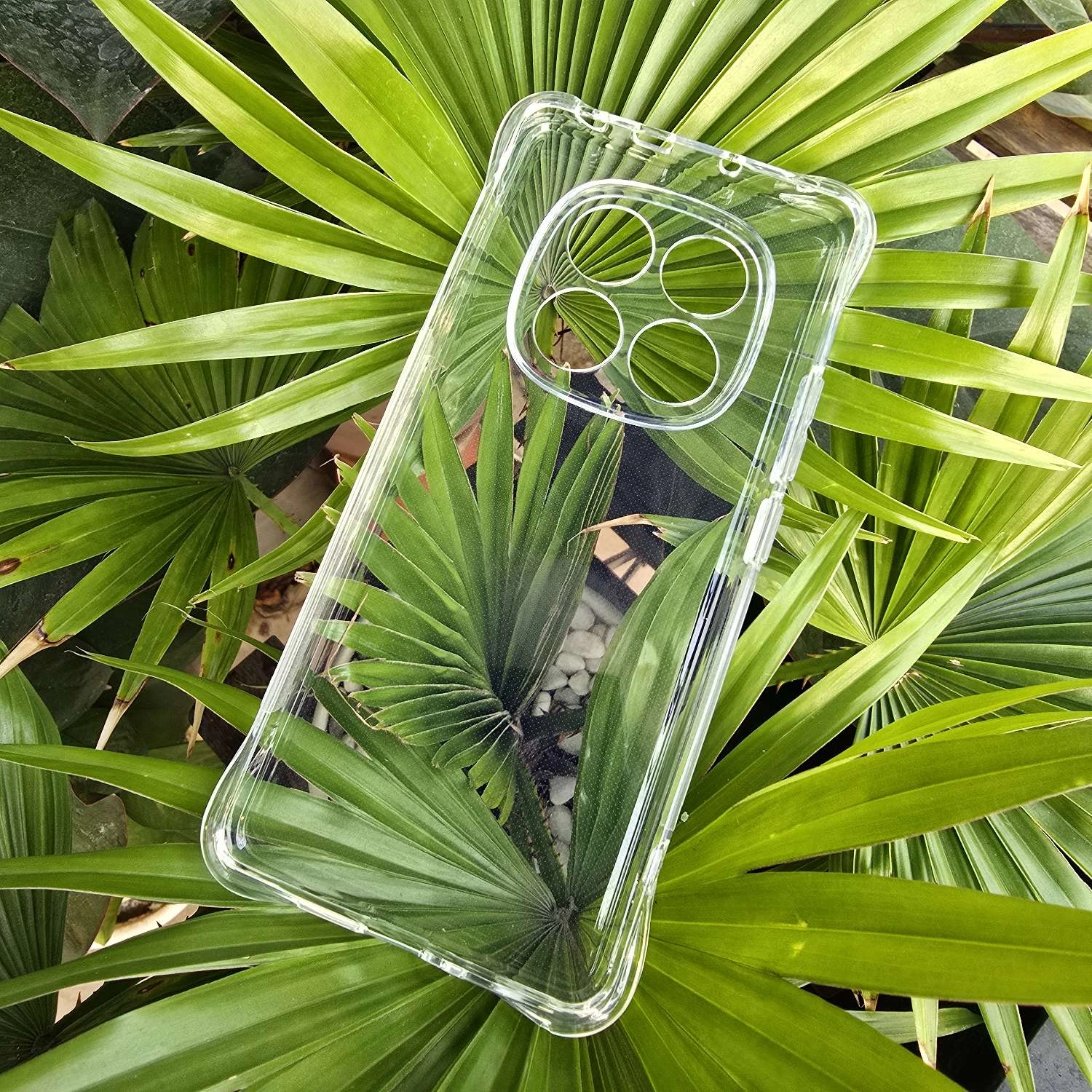 Ốp lưng Xiaomi Redmi Note 14 Pro 4G (ốp silicone dẻo trong suốt, tăng cường chống sốc 4 góc)