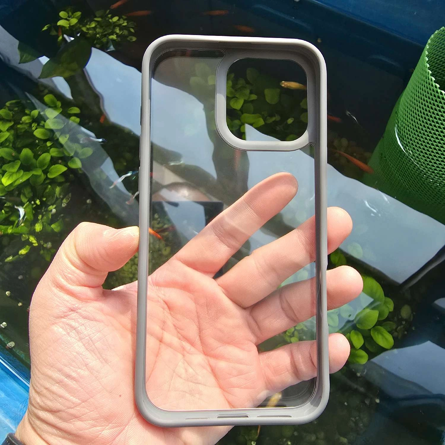 Ốp viền dẻo lưng cứng trong suốt iPhone 16 Pro Max