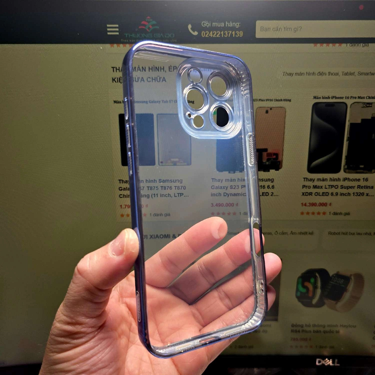Ốp viền màu lưng trong suốt bảo vệ camera iPhone