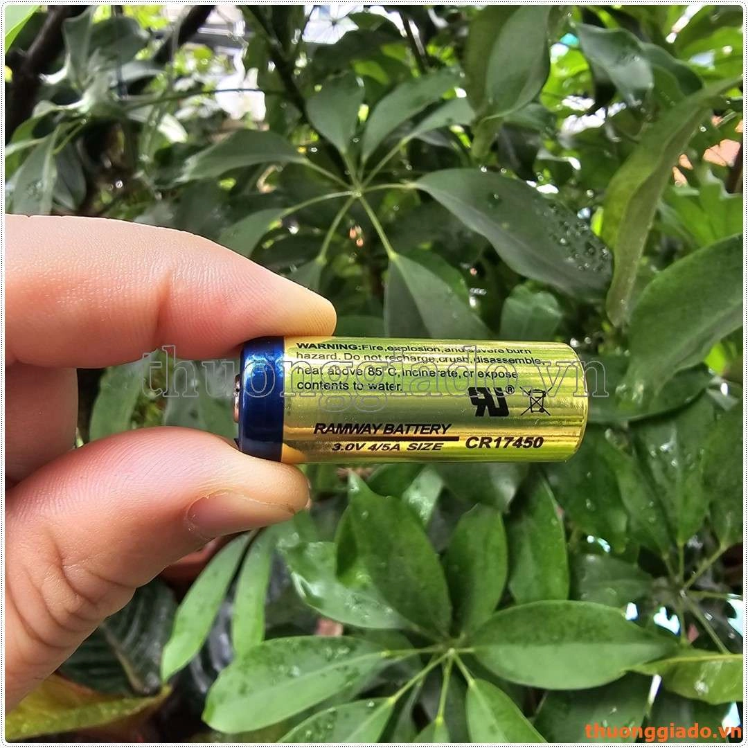 Pin CR17450 3.0V 4/5A Size RAMWAY BATTERY dùng cho cảm biến khói Xiaomi Mijia và Aqara