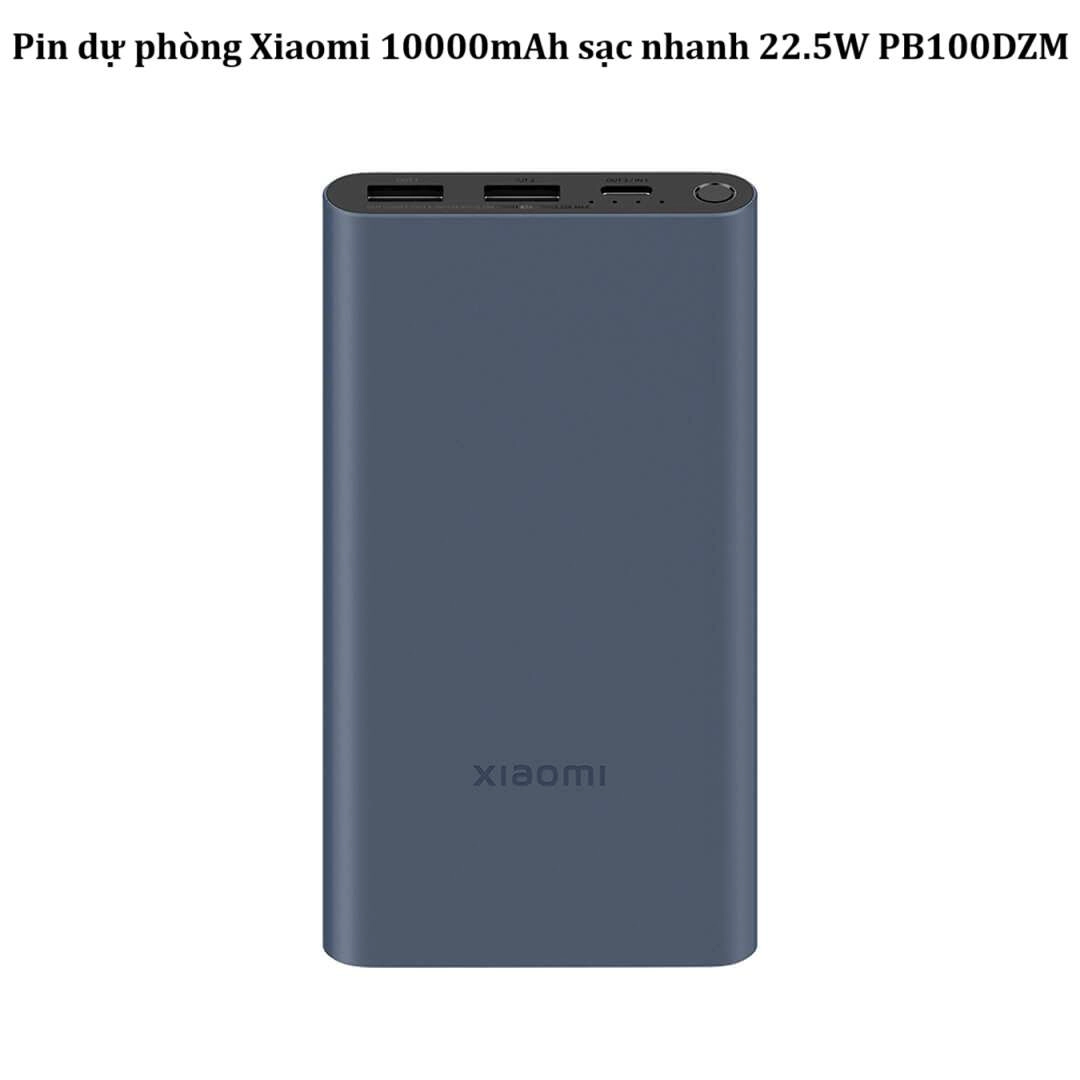 Pin dự phòng Xiaomi 10000mAh sạc nhanh 22.5W PB100DZM