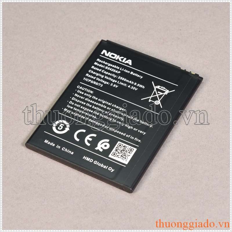 Pin Nokia C1 (2020) S5420AP 3.8V 2500mAh 9.5Wh battery