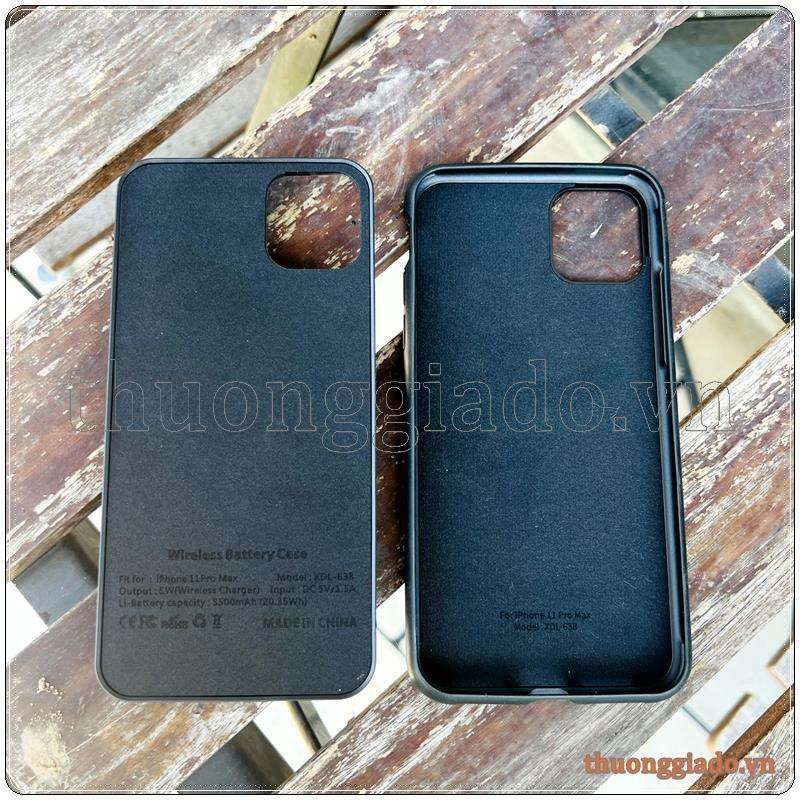 Pin sạc dự phòng không dây kèm ốp lưng iPhone 11 Pro Max (5500mAh, 20.35Wh)